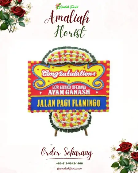 Sewa Papan Bunga Benda